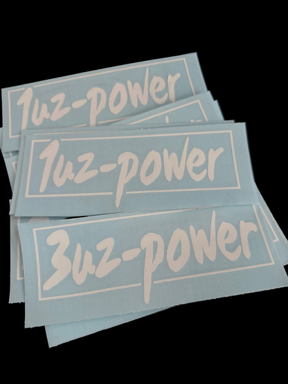 UZ/JZ POWER stickers (2-pack)